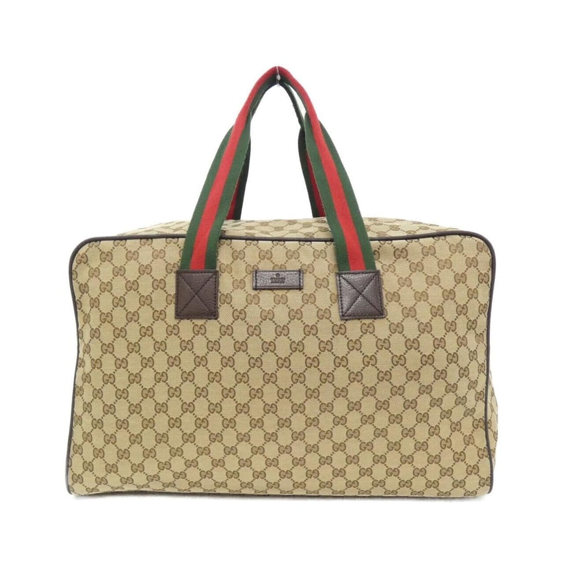 Gucci 146310 Boston Bag: --- Catalog ---Category: SizeSize (HxWxD): 30cm x 50cm x 20cm / 11.81'' x 19.68'' x 7.87''Category: DesignType: Boston bagColor: Beige, BrownGender: WomenMaterial: GG canvas Hardware Color: