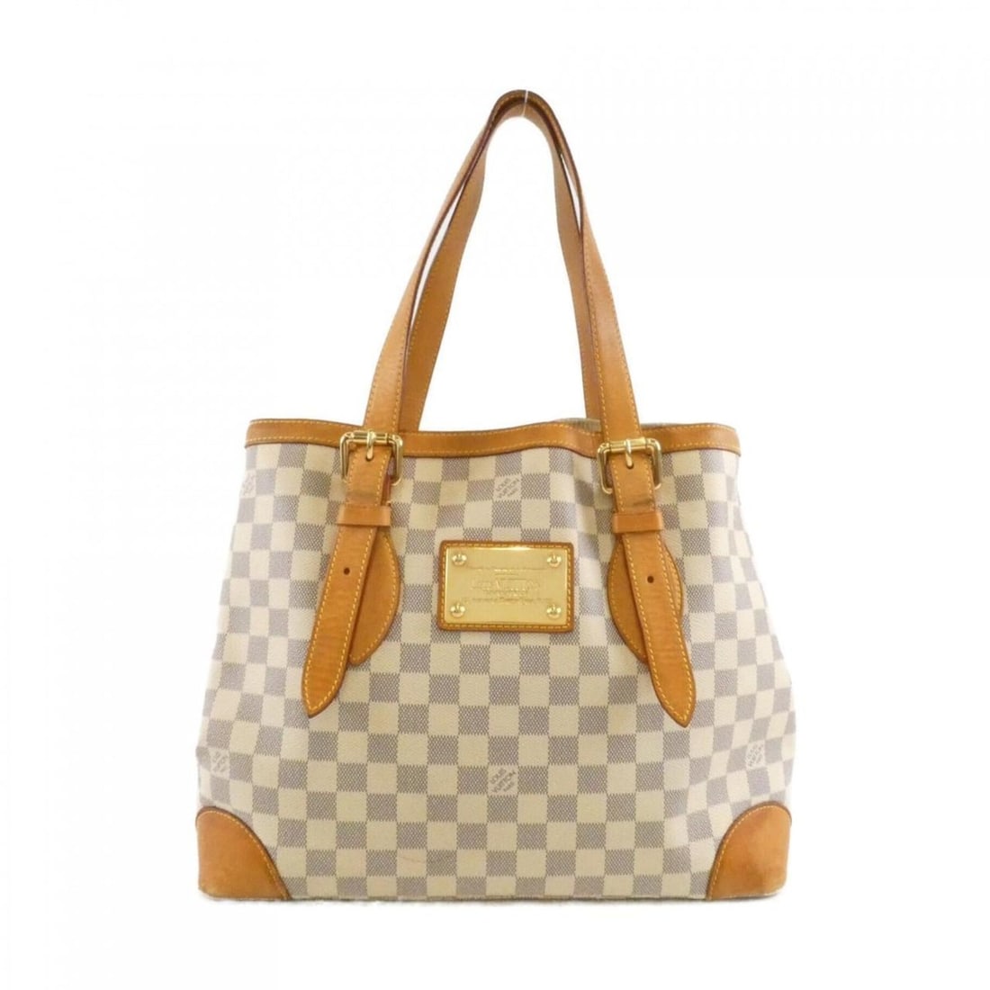 Louis Vuitton Damier Azur Hampstead MM N51206 Handbag: --- Catalog ---Category: SizeWeight: 1.03kg / 2.27lb.Size (HxWxD): 29cm x 35cm x 17cm / 11.41'' x 13.77'' x 6.69''Handle Length: 45cm - 57cm / 17.71'' - 22.44''Category: DesignType: HandbagColor: