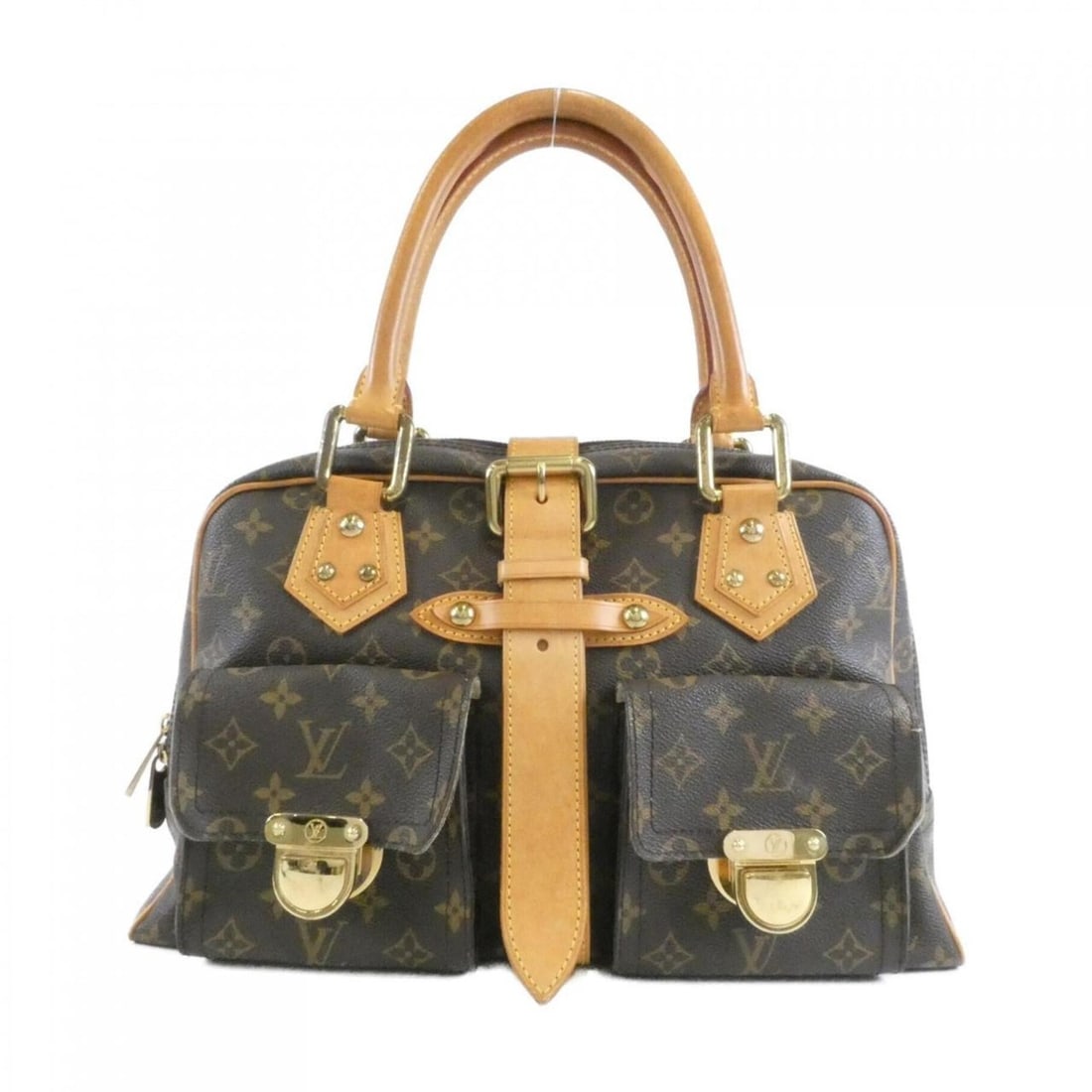 Louis Vuitton Monogram Manhattan GM M40025 Handbag: --- Catalog ---Category: SizeWeight: 1.47kg / 3.24lb.Size (HxWxD): 26cm x 38cm x 14cm / 10.23'' x 14.96'' x 5.51''Handle Length: 41cm / 16.14''Category: DesignType: HandbagColor: MarronGender:
