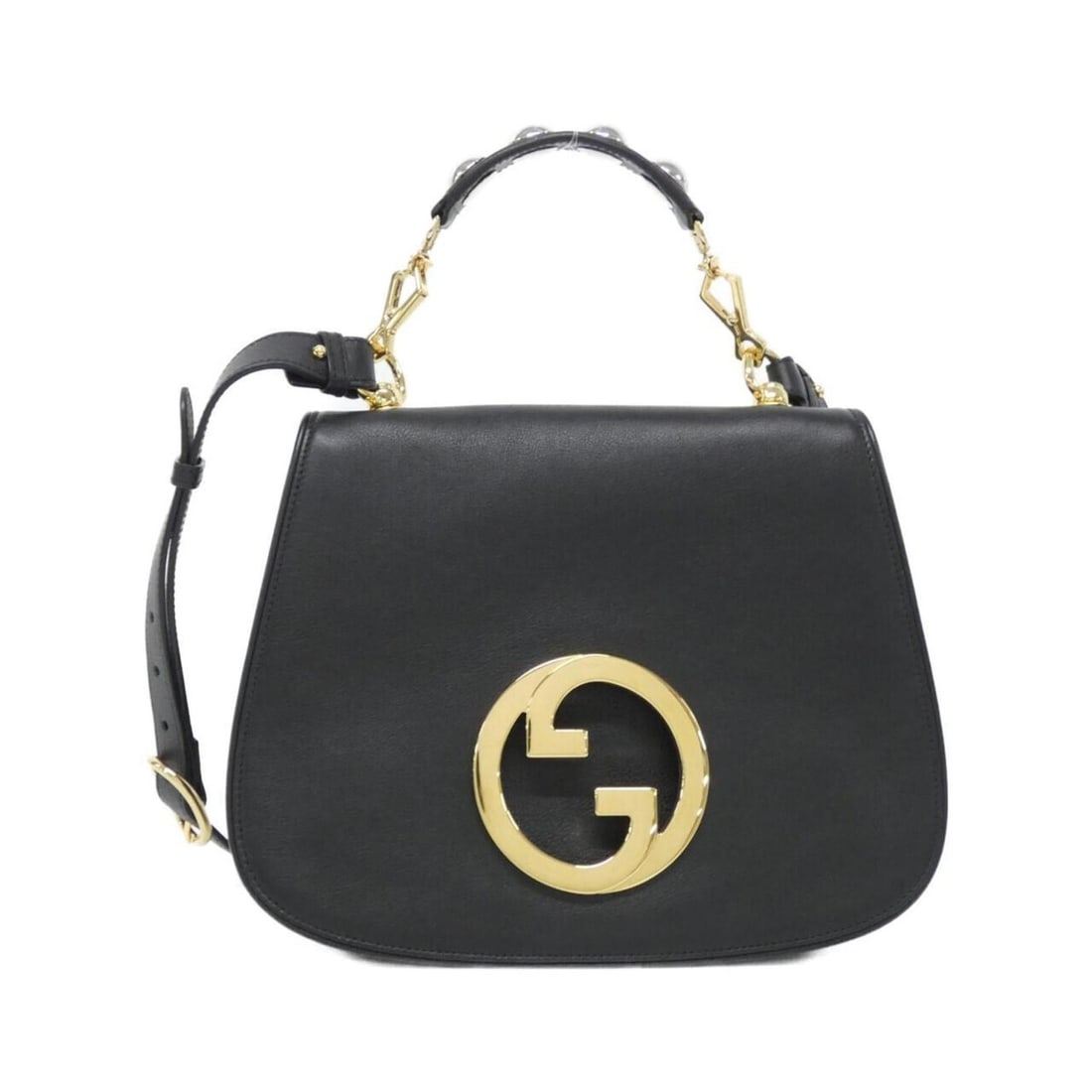 Gucci BLONDIE 721172 UXXAG Shoulder Bag: --- Catalog ---Category: SizeSize (HxWxD): 22cm x 29cm x 7cm / 8.66'' x 11.41'' x 2.75''Category: DesignType: Shoulder bagColor: BlackGender: WomenMaterial: Leather Category: GeneralMPN: 721172