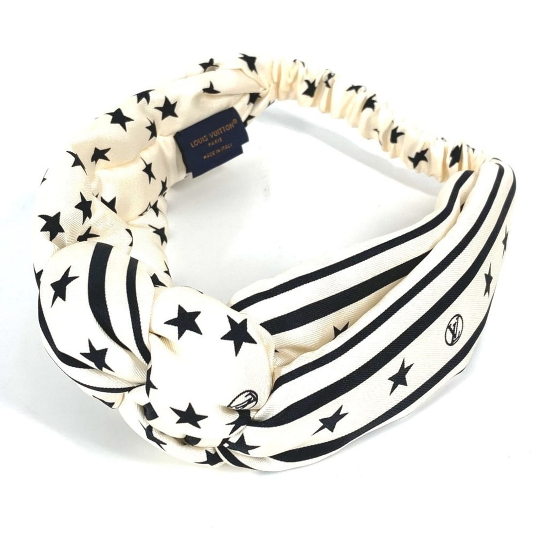 LOUIS VUITTON M77799 Star LV Circle Headband Summer Stardust Hairband Hair Accessory Band Fabric: --- Catalog ---Category: SizeSize (LxW): 26cm / 10.23''Category: DesignType: HeadbandColor: Black, WhiteGender: WomenCategory: GeneralMPN: M77799Brand: Louis Vuitton--- Item List ---Section: Condition