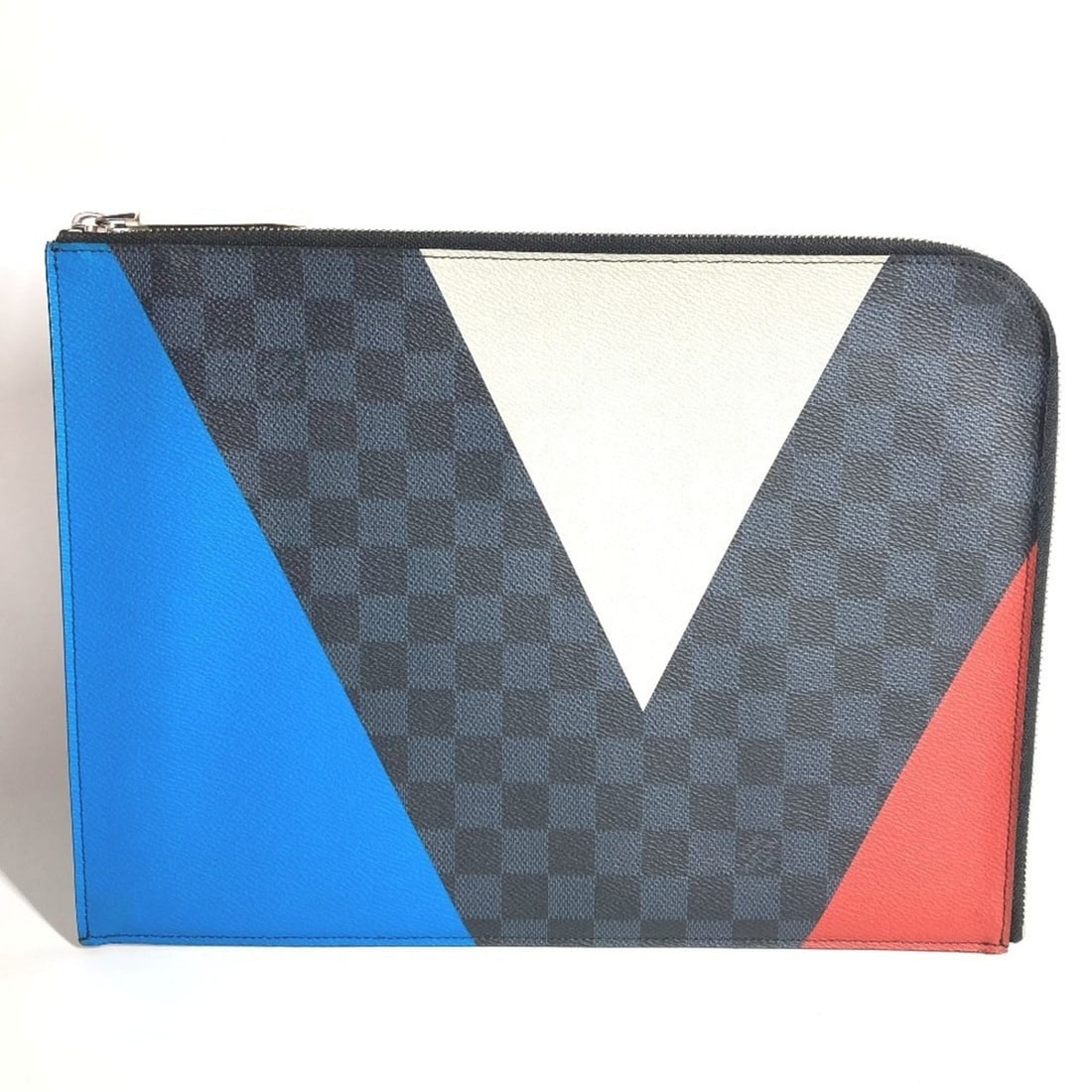 LOUIS VUITTON N41594 America's Cup Damier Graphite Pochette Jour GM Handbag Pouch Bag Second (1 of 12)