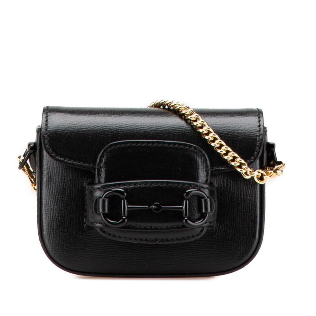 Gucci Horsebit Mini Shoulder Bag Pochette 725863 Black Leather Women's GUCCI: --- Catalog ---Category: SizeSize (HxWxD): 9cm x 12cm x 4.5cm / 3.54'' x 4.72'' x 1.77''Category: DesignType: Pochette, Shoulder bagColor: BlackGender: WomenMaterial: PVC , Leather Category: GeneralMP