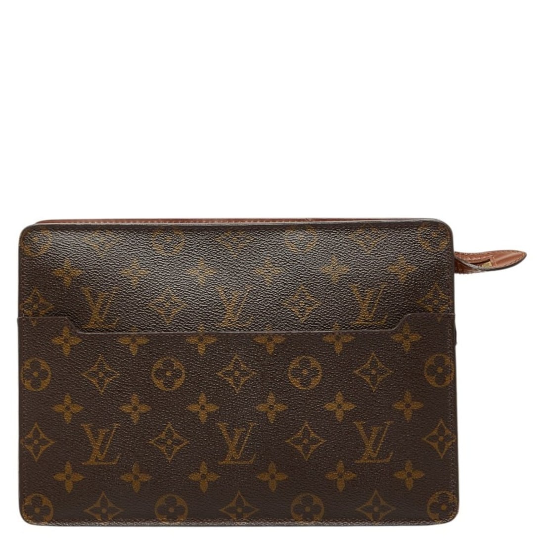 Louis Vuitton Monogram Pochette Homme Clutch Bag, Second M51795, Brown Leather, Women's, LOUIS: --- Catalog ---Category: SizeSize (HxWxD): 18cm x 26cm x 6cm / 7.08'' x 10.23'' x 2.36''Category: DesignType: Clutch bag, PochetteColor: BrownGender: WomenMaterial: PVC , Leather Category: GeneralMPN: