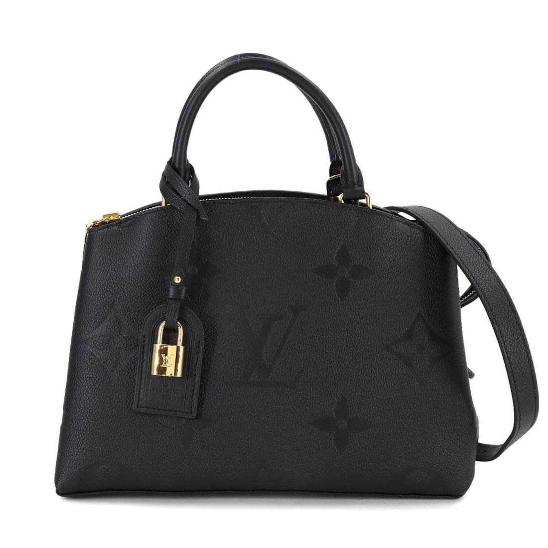 Louis Vuitton Monogram Empreinte Petit Palais PM 2-way Handbag Shoulder Bag Leather Noir M58916 RFID (1 of 10)
