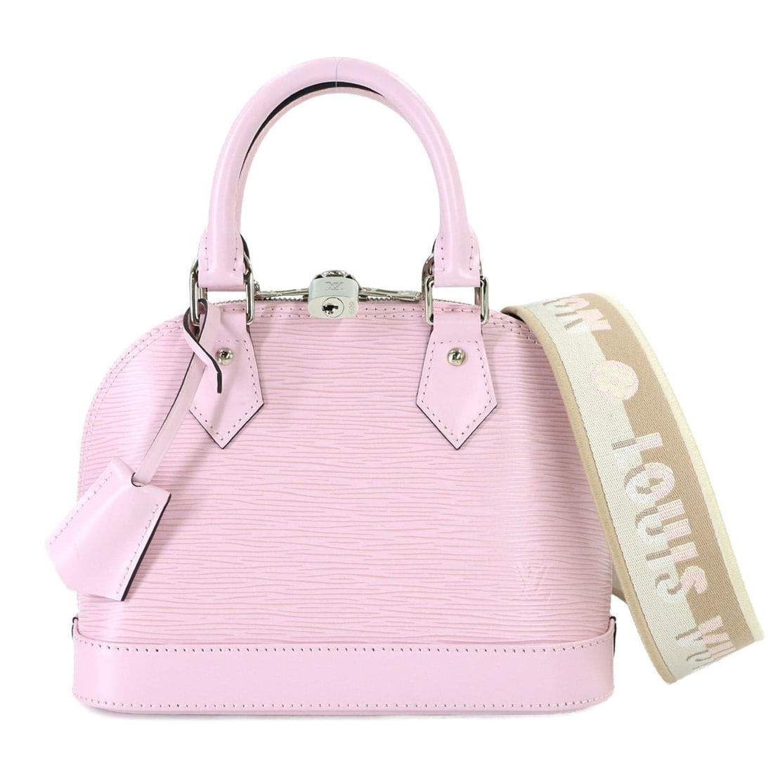 Louis Vuitton Epi Alma BB 2-way Handbag Shoulder Bag Leather Guimauve M59786 (1 of 10)