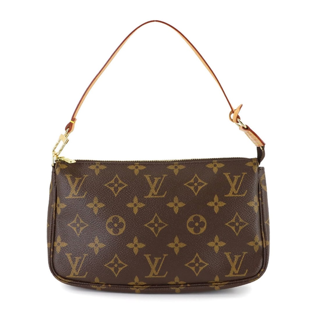 Louis Vuitton Monogram Pochette Accessoires Handbag, Brown, M51980, Gold Hardware.: --- Catalog ---Category: SizeSize (HxWxD): 13cm x 21cm x 3.5cm / 5.11'' x 8.26'' x 1.37''Category: DesignType: Handbag, PochetteColor: Brown, MonogramGender: WomenMaterial: Monogram Category: GeneralM