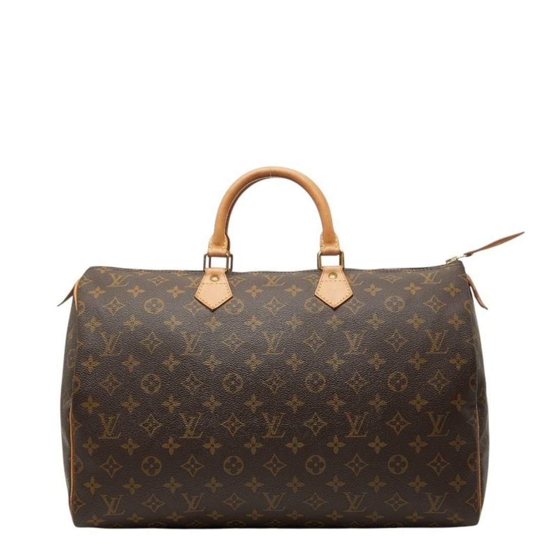 Louis Vuitton Monogram Speedy 40 Handbag Boston Bag Travel M41522 Brown Leather Women's LOUIS (1 of 12)