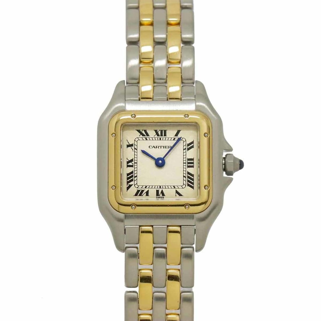 Cartier Panthère SM 2-Row Two-Tone 84083242 Women's Watch Ivory 18K Yellow Gold Quartz (1 of 14)