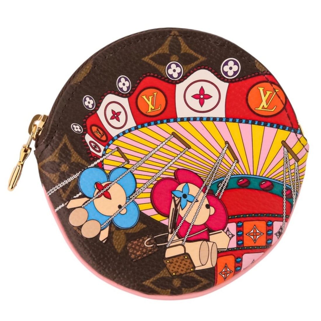 LOUIS VUITTON Louis Vuitton Monogram Portemonnaie Long Vivienne Wallet/Coin Case M69757 Brown: --- Catalog ---Category: SizeSize (HxWxD): 9.8cm x 9.8cm / 3.85'' x 3.85''Category: DesignType: Coin purse/coin caseColor: BrownGender: WomenMaterial: Cotton canvas Category: GeneralLine: MonogramBran