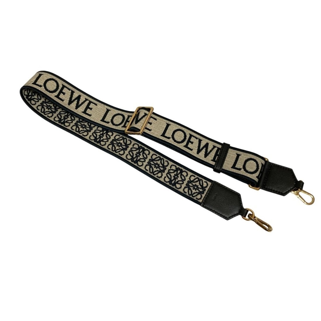 LOEWE Anagram Shoulder Strap, Navy, Women's: --- Catalog ---Category: SizeHandle/Strap Length: 86cm / 33.85''Category: DesignType: StrapColor: NavyGender: Women,MenCategory: GeneralBrand: Loewe--- Item List ---Section: ConditionRanking: Rank S U