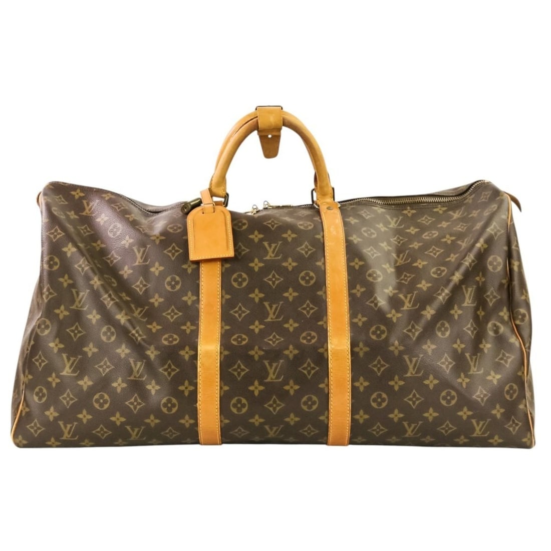 Louis Vuitton Monogram Keepall 60 Boston Bag M41422 Brown (Men's & Women's) (1 of 14)