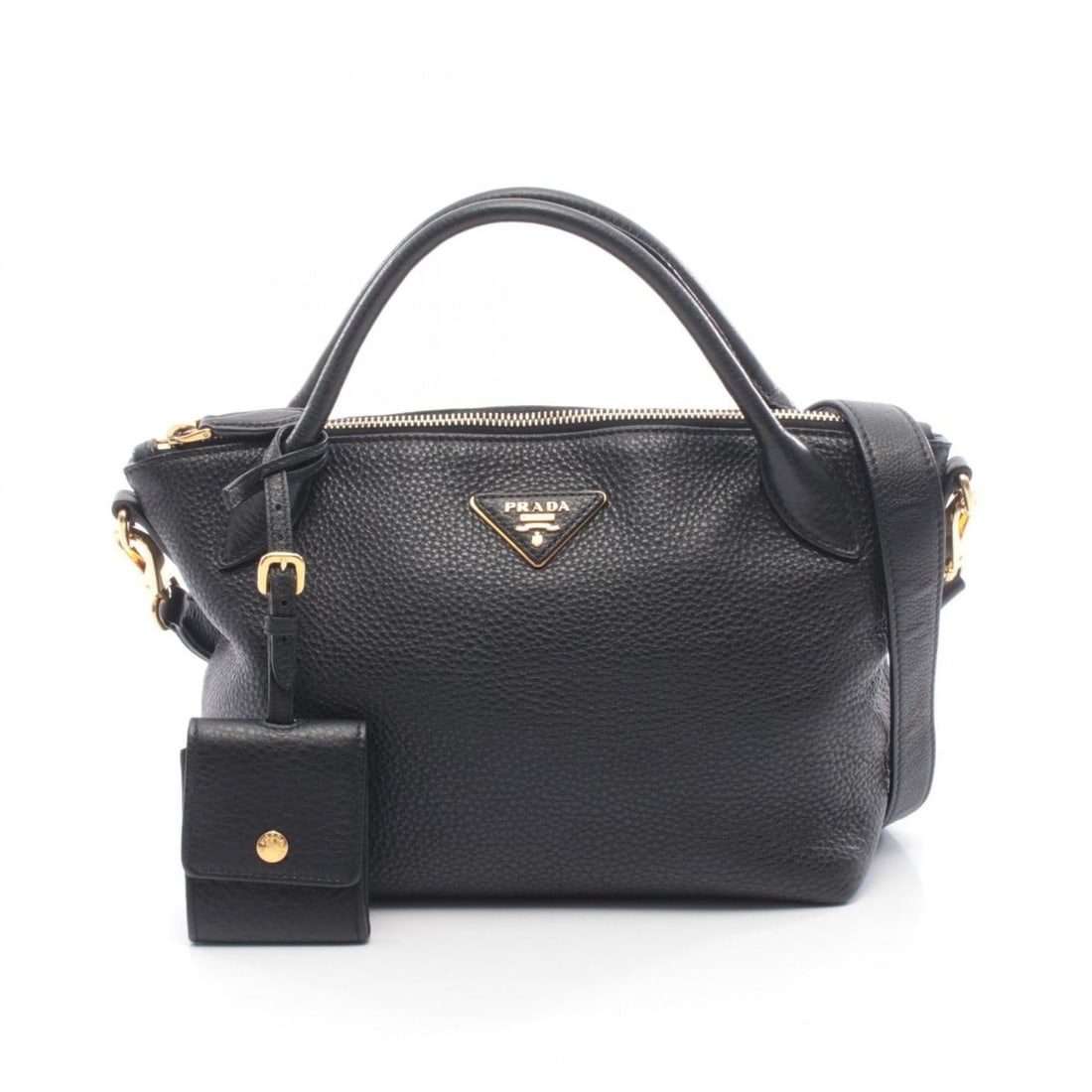 Prada PRADA Handbag Leather Women's Black 1BA111: --- Catalog ---Category: SizeSize (HxWxD): 19cm x 23cm x 13cm / 7.48'' x 9.05'' x 5.11''Category: DesignType: HandbagColor: BlackGender: WomenMaterial: Leather Category: GeneralMPN: 1BA111Brand: Prada