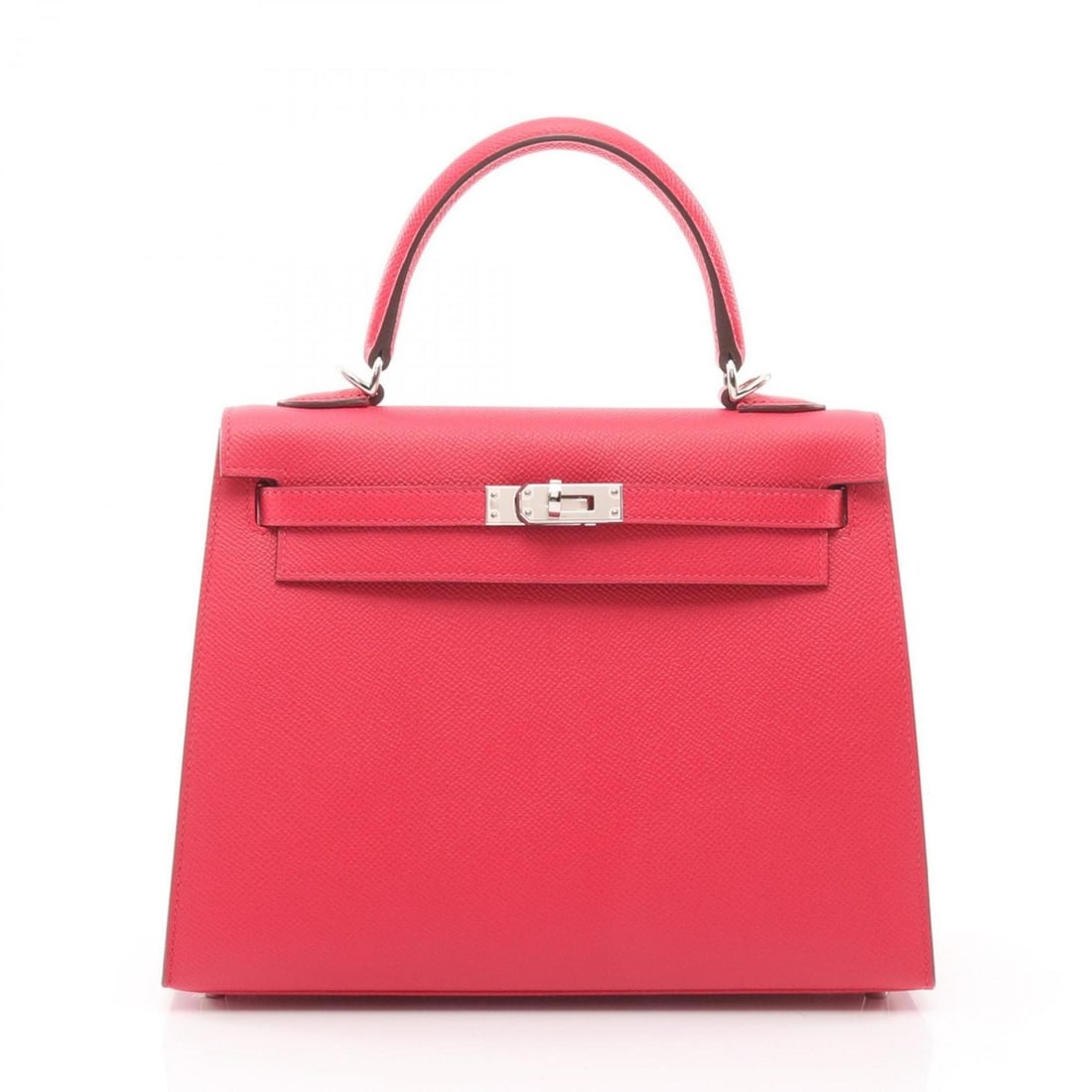 Hermes Kelly 25 Handbag, Leather, Veau Epsom Women's, Pink: --- Catalog ---Category: SizeSize (HxWxD): 19cm x 24.5cm x 9.5cm / 7.48'' x 9.64'' x 3.74''Category: DesignType: HandbagColor: PinkGender: WomenMaterial: Epsom leather Category: GeneralBrand: Hermes--
