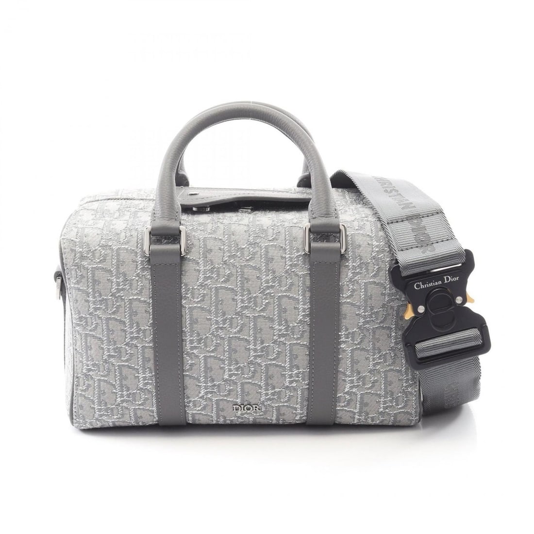 Christian Dior Dior LINGOT26 Langot Oblique Handbag, Canvas and Leather, Men's, Gray: --- Catalog ---Category: SizeSize (HxWxD): 15cm x 26cm x 14cm / 5.9'' x 10.23'' x 5.51''Category: DesignType: HandbagColor: GrayGender: MenMaterial: Canvas , Leather Category: GeneralBrand: Christian