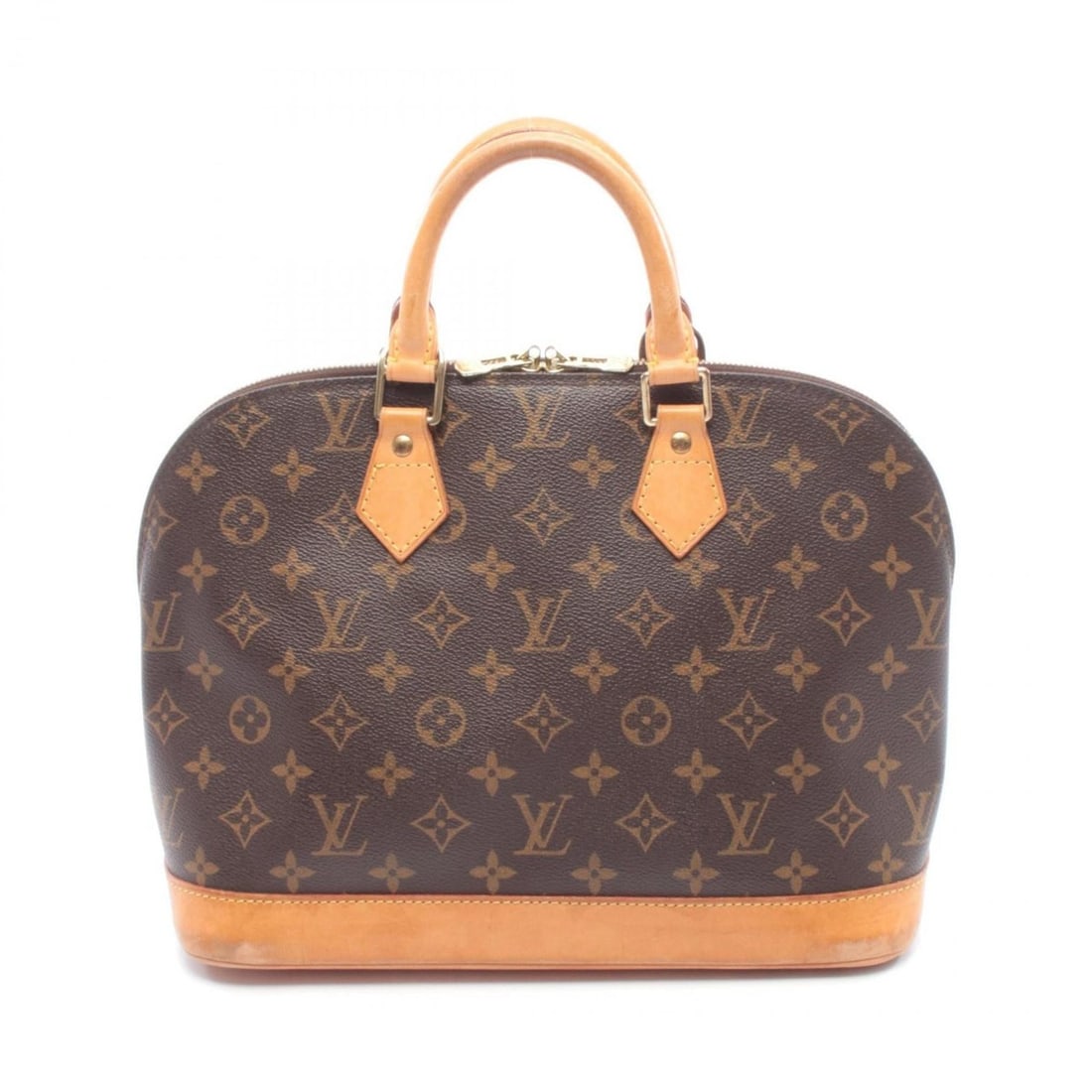 Louis Vuitton Alma PM Handbag, Coated Canvas and Leather, Monogram Pattern, Women's, Brown, M51130: --- Catalog ---Category: SizeSize (HxWxD): 23.5cm x 32cm x 16cm / 9.25'' x 12.59'' x 6.29''Category: DesignType: HandbagColor: Brown, MonogramGender: WomenMaterial: Coated canvas , Leather Category: G