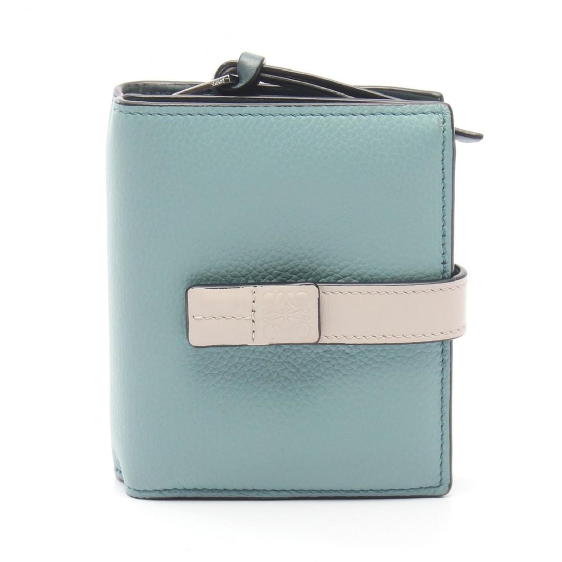 Loewe Compact Zip Wallet, Bi-fold Leather, Women's, Blue/White, 124 12 Z44: --- Catalog ---Category: SizeSize (HxWxD): 11cm x 9cm x 3cm / 4.33'' x 3.54'' x 1.18''Category: DesignType: Wallet (bi-fold)Color: Blue, WhiteGender: WomenMaterial: Leather Category: GeneralMPN: 124 1