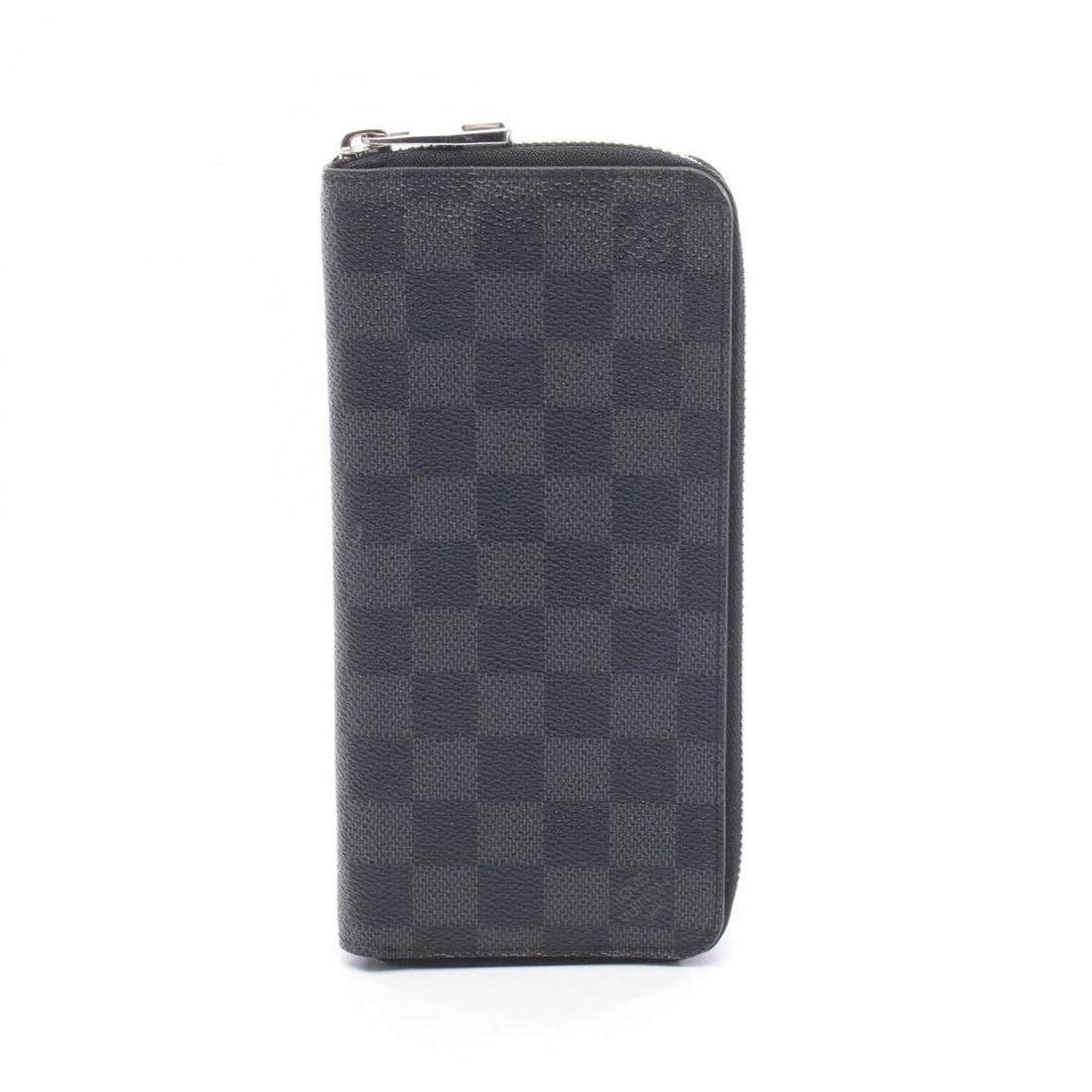 Louis Vuitton Zippy Wallet Vertical Round Long Wallet, Canvas, Damier Graphite, Men's, Black, N63095: --- Catalog ---Category: SizeSize (HxWxD): 20cm x 9.5cm x 2cm / 7.87'' x 3.74'' x 0.78''Category: DesignType: Long wallet (bi-fold)Color: Black, Damier GraphiteGender: MenMaterial: Damier Graphite