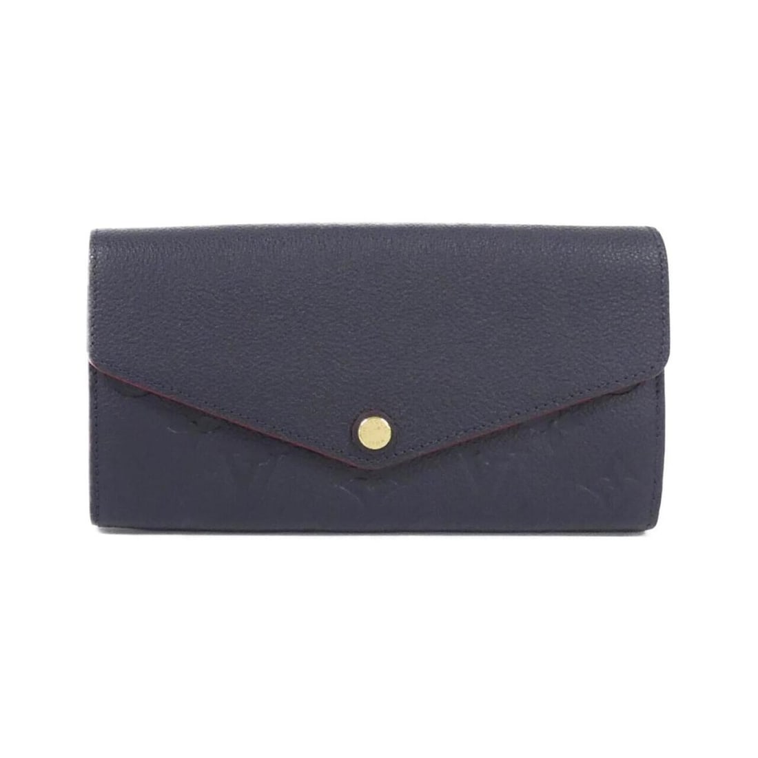 Louis Vuitton Monogram Empreinte Portefeuille Sarah M62125 Wallet: --- Catalog ---Category: SizeSize (HxWxD): 11cm x 19cm x 2cm / 4.33'' x 7.48'' x 0.78''Category: DesignType: Long wallet (bi-fold)Color: Marine rougeGender: WomenMaterial: Leather Leather/Fur Type: