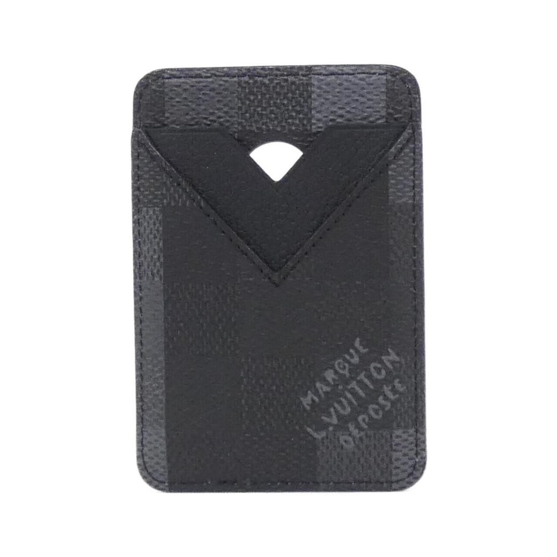 Louis Vuitton Damouflage Porte Cartes Magnet M15097 Business Card Holder/Card Case: --- Catalog ---Category: DesignType: Card caseColor: BlackGender: MenMaterial: Coated canvas Category: GeneralMPN: M15097Brand: Louis VuittonCategory: Physical PropertiesSize (HxWxD): 10cm x 7cm x 5mm