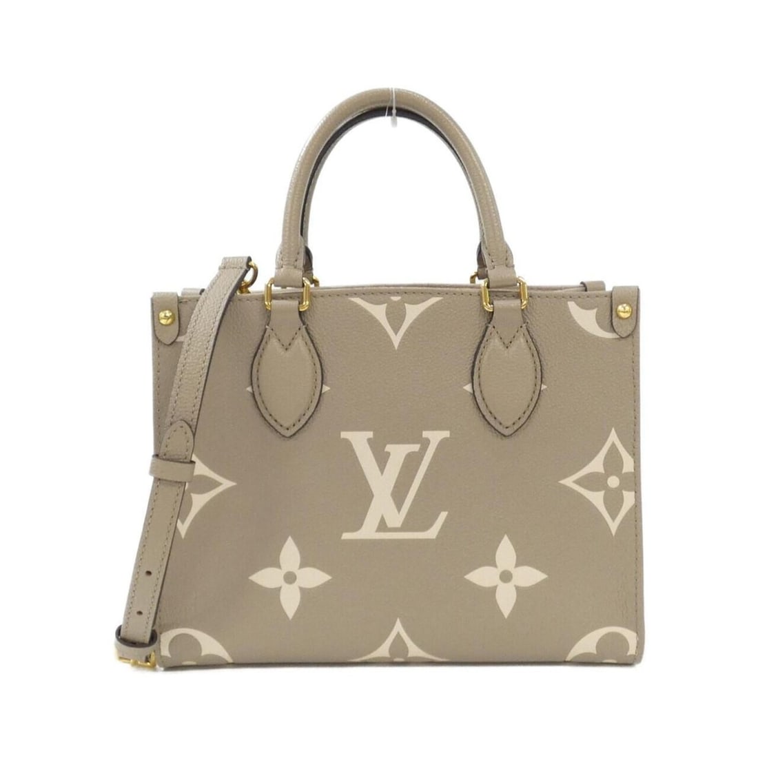 Louis Vuitton Bicolor Monogram Empreinte OnTheGo PM M45779 Handbag: --- Catalog ---Category: SizeWeight: 600g / 1.32lb.Size (HxWxD): 19cm x 25cm x 11cm / 7.48'' x 9.84'' x 4.33''Strap Length: 93.5cm - 108.5cm / 36.81'' - 42.71''Handle Length: 25cm / 9.84''Category: De