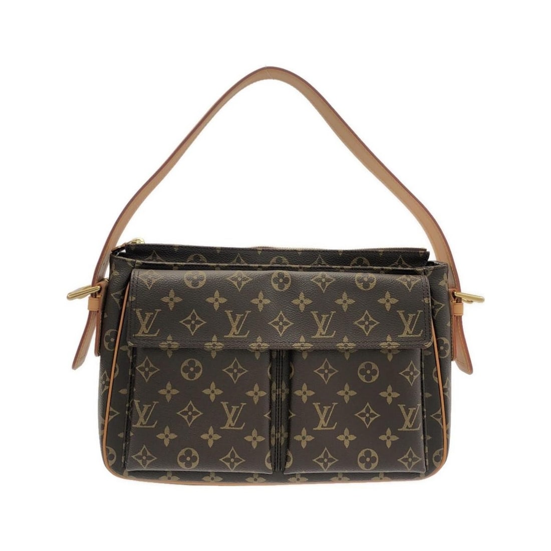 Louis Vuitton Monogram Viva Cite GM M51163 Shoulder Bag: --- Catalog ---Category: SizeSize (HxWxD): 21cm x 32cm x 9cm / 8.26'' x 12.59'' x 3.54''Category: DesignType: Shoulder bagColor: BrownGender: WomenMaterial: Coated canvas Category: GeneralMPN: M51163B