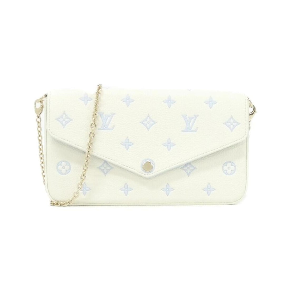 Louis Vuitton Bicolor Monogram Empreinte Pochette Felicie M28127 Shoulder Bag (1 of 20)