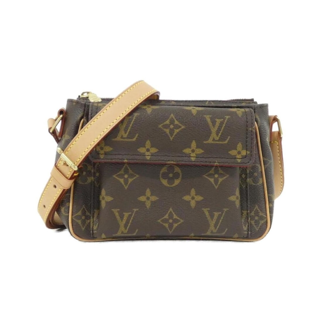 Louis Vuitton Monogram Viva Cite PM M51165 Shoulder Bag: --- Catalog ---Category: SizeSize (HxWxD): 13cm x 18cm x 9cm / 5.11'' x 7.08'' x 3.54''Category: DesignType: Shoulder bagColor: MarronGender: WomenMaterial: Coated canvas Hardware Color: GoldCategory: