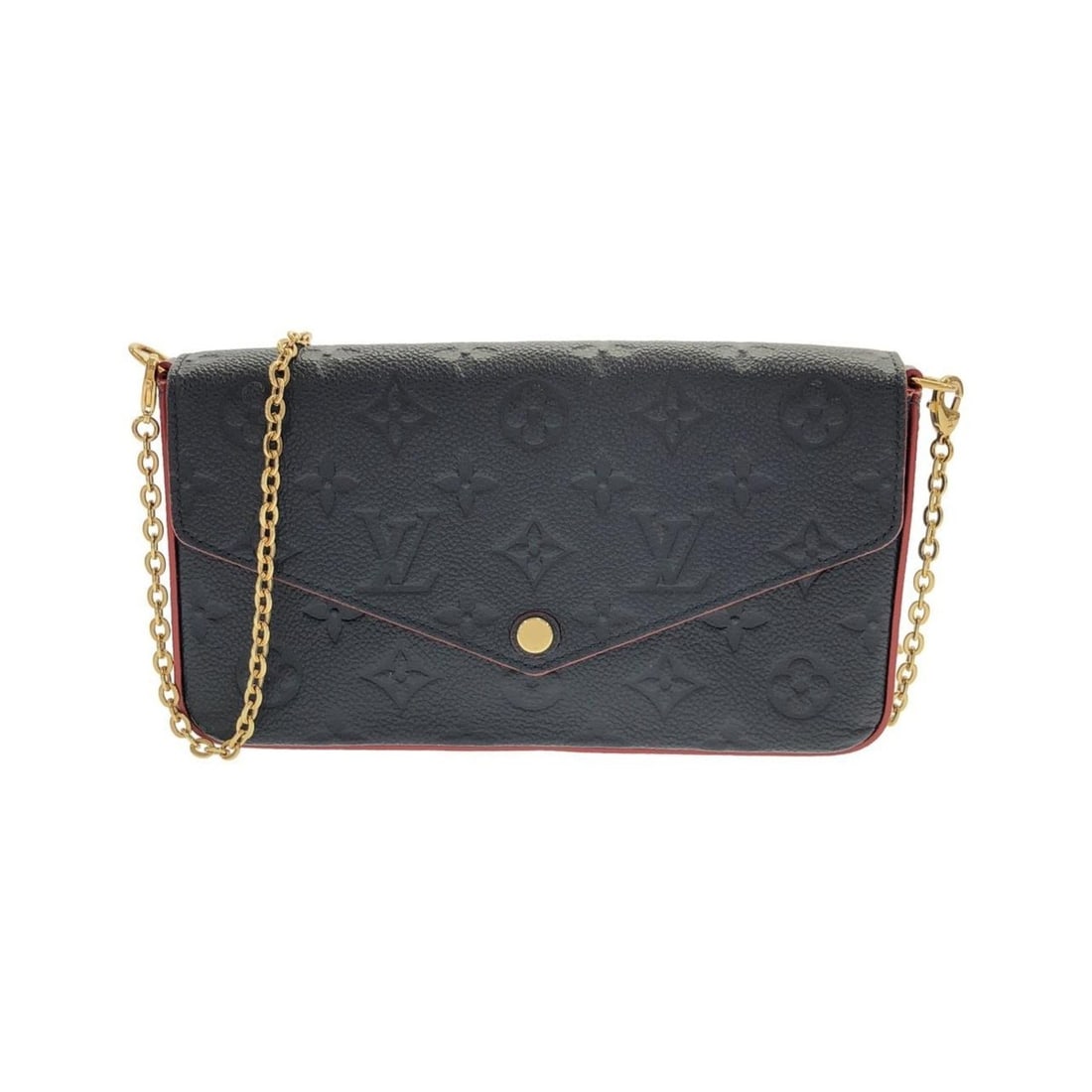 Louis Vuitton Monogram Empreinte Pochette Felicie M64099 Shoulder Bag: --- Catalog ---Category: SizeWeight: 240g / 8.46oz.Size (HxWxD): 12.5cm x 21.5cm x 3cm / 4.92'' x 8.46'' x 1.18''Strap Length: 119.5cm / 47.04''Category: DesignType: Pochette, Shoulder bagColor: