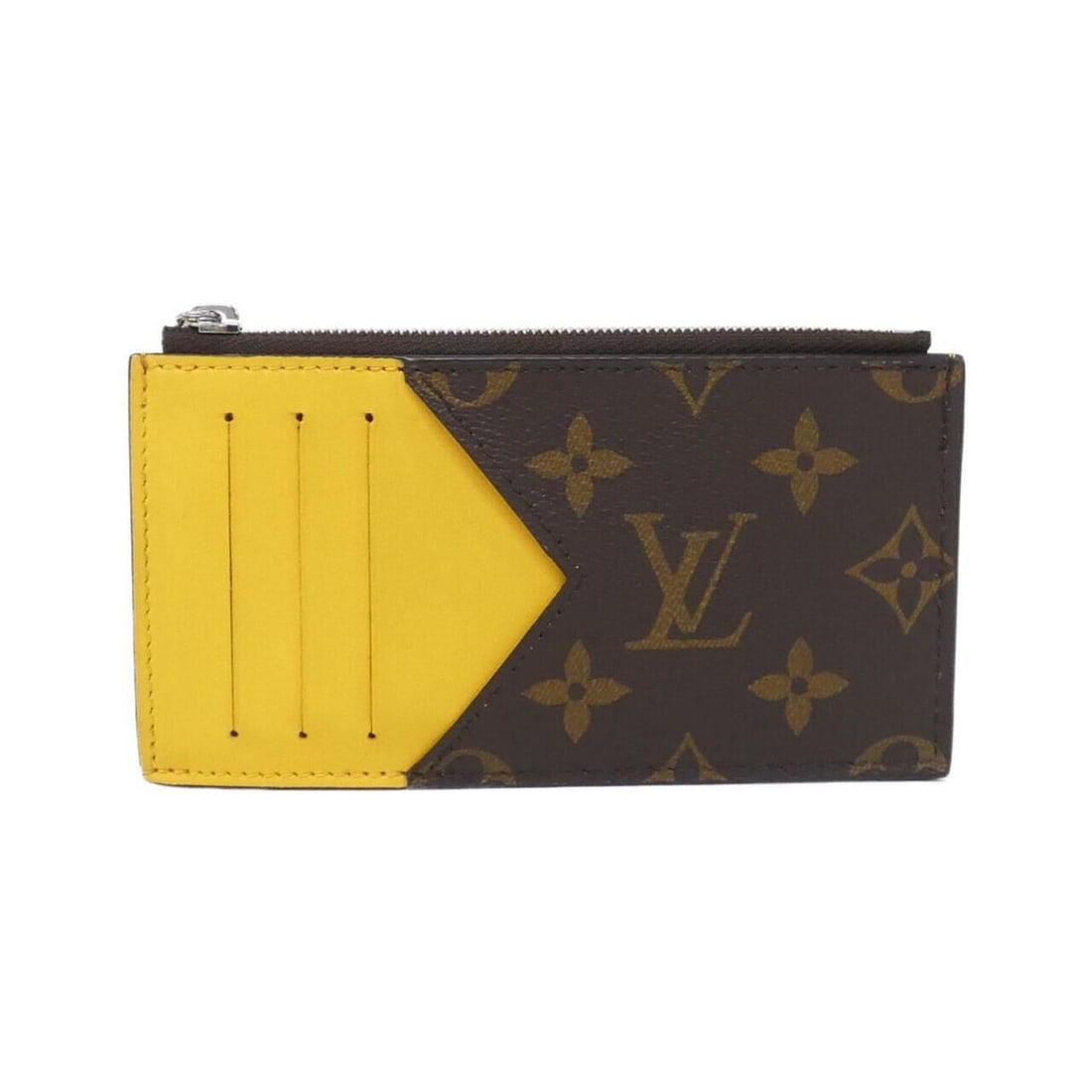Louis Vuitton Monogram Macassar (LV Color Mania) Coin Card Holder M82910 & Business Case: --- Catalog ---Category: SizeSize (HxWxD): 8cm x 14cm x 1cm / 3.14'' x 5.51'' x 0.39''Category: DesignType: Coin purse/coin caseColor: Marron, YellowGender: MenMaterial: Coated canvas Category: