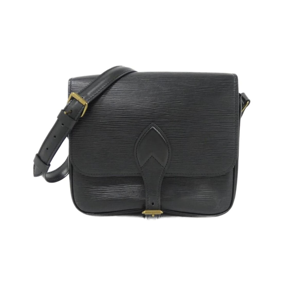 Louis Vuitton Epi Cartouchiere M52242 Shoulder Bag: --- Catalog ---Category: SizeSize (HxWxD): 18cm x 22cm x 7cm / 7.08'' x 8.66'' x 2.75''Category: DesignType: Shoulder bagColor: BlackGender: WomenMaterial: Leather Hardware Color: GoldLeather/Fur