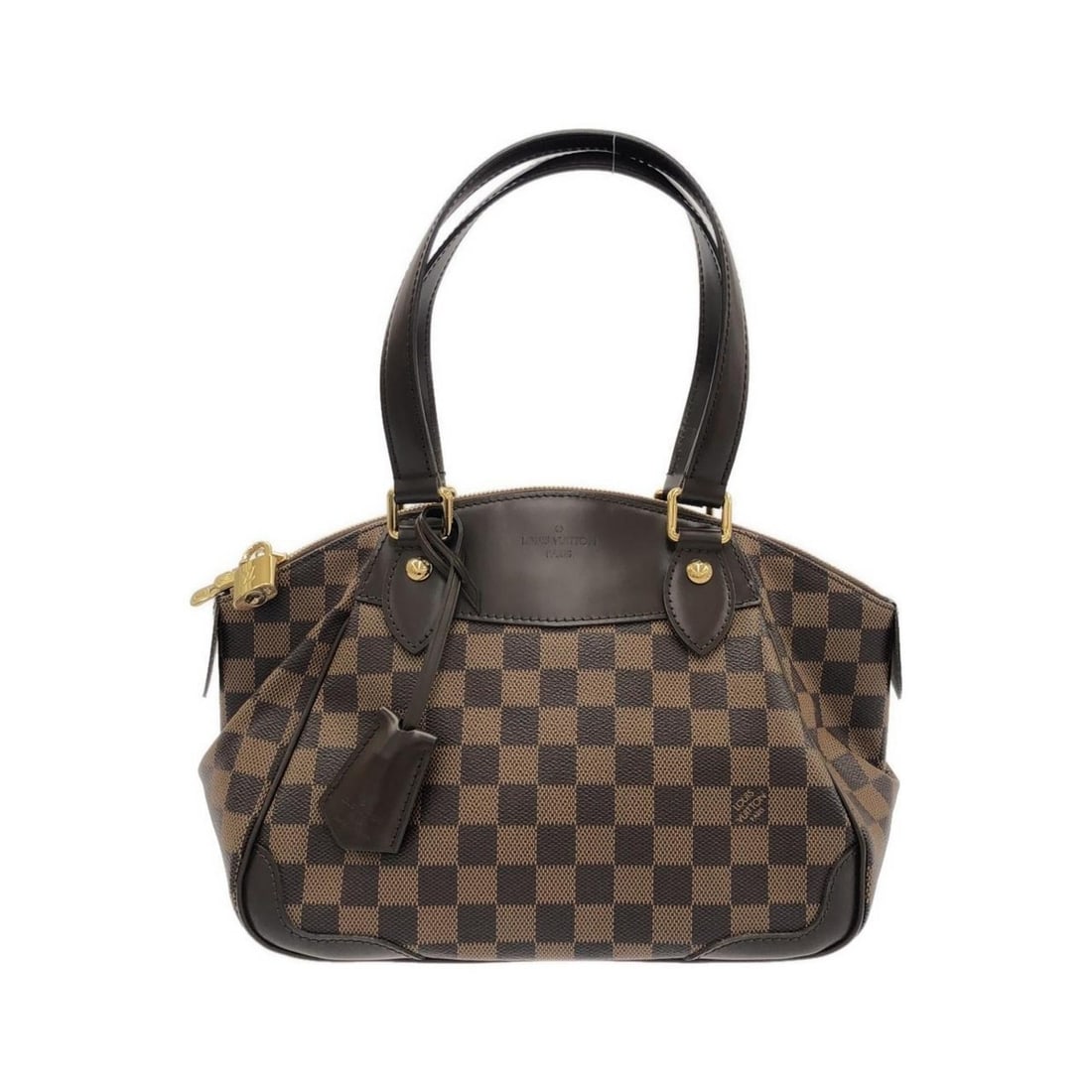 Louis Vuitton Damier Verona PM N41117 Handbag: --- Catalog ---Category: SizeWeight: 600g / 1.32lb.Size (HxWxD): 21cm x 33cm x 15cm / 8.26'' x 12.99'' x 5.9''Strap Length: 45cm / 17.71''Category: DesignType: HandbagColor: EbeneGender: