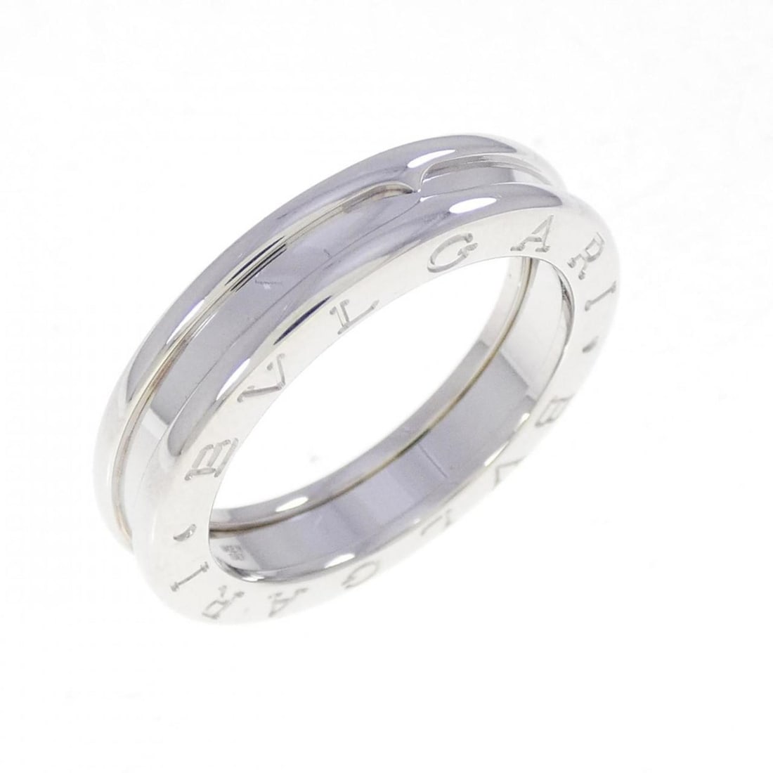 Bvlgari B.zero1 1-band ring: --- Catalog ---Category: SizeWidth: 4.7mm / 0.19''Weight: 7.3g / 0.25oz.JP Size: 15US Size: 7.5Category: DesignType: Band ringGender: WomenMaterial: White gold (18K)Category: GeneralLine: