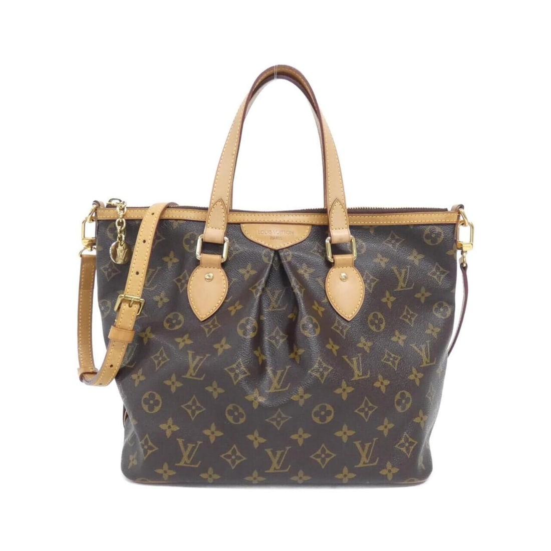 Louis Vuitton Monogram Palermo PM M40145 Handbag: --- Catalog ---Category: SizeWeight: 630g / 1.38lb.Size (HxWxD): 27cm x 30cm x 16cm / 10.62'' x 11.81'' x 6.29''Strap Length: 105cm - 123cm / 41.33'' - 48.42''Handle Length: 30.5cm / 12''Category:
