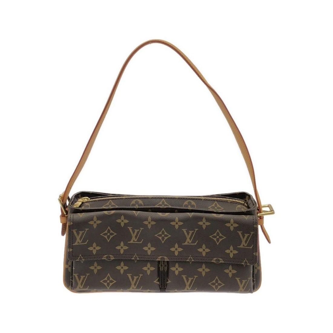 Louis Vuitton Monogram Viva Cite MM M51164 Shoulder Bag: --- Catalog ---Category: SizeSize (HxWxD): 13cm x 31cm x 9cm / 5.11'' x 12.2'' x 3.54''Category: DesignType: Shoulder bagColor: MarronGender: Women,MenMaterial: Coated canvas Hardware Color: