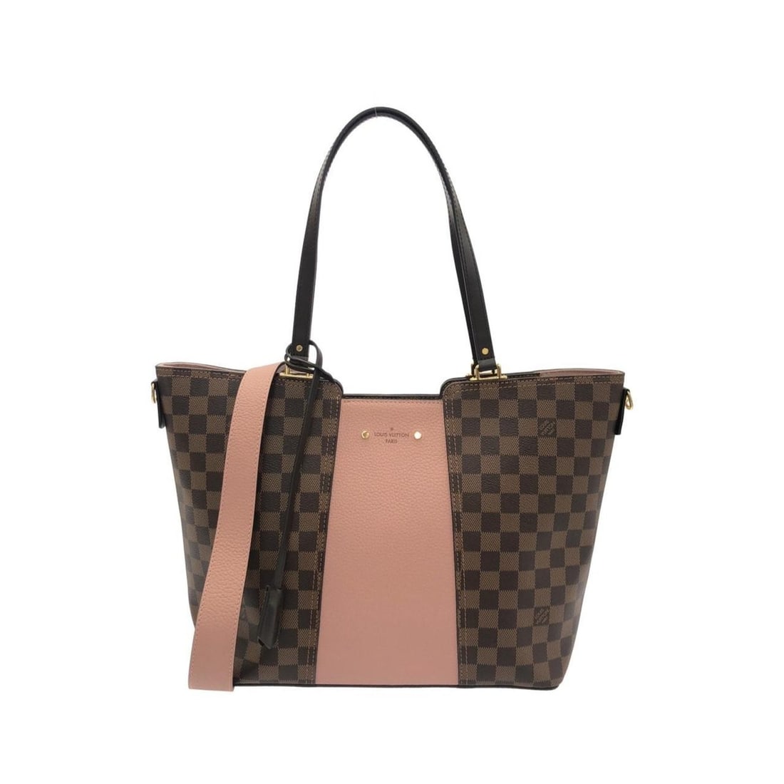 Louis Vuitton Damier Jersey N44041 Handbag: --- Catalog ---Category: SizeSize (HxWxD): 25.5cm x 42cm x 14cm / 10.03'' x 16.53'' x 5.51''Category: DesignType: HandbagColor: Ebene, MagnoliaGender: Men,WomenMaterial: Coated canvas , Leather