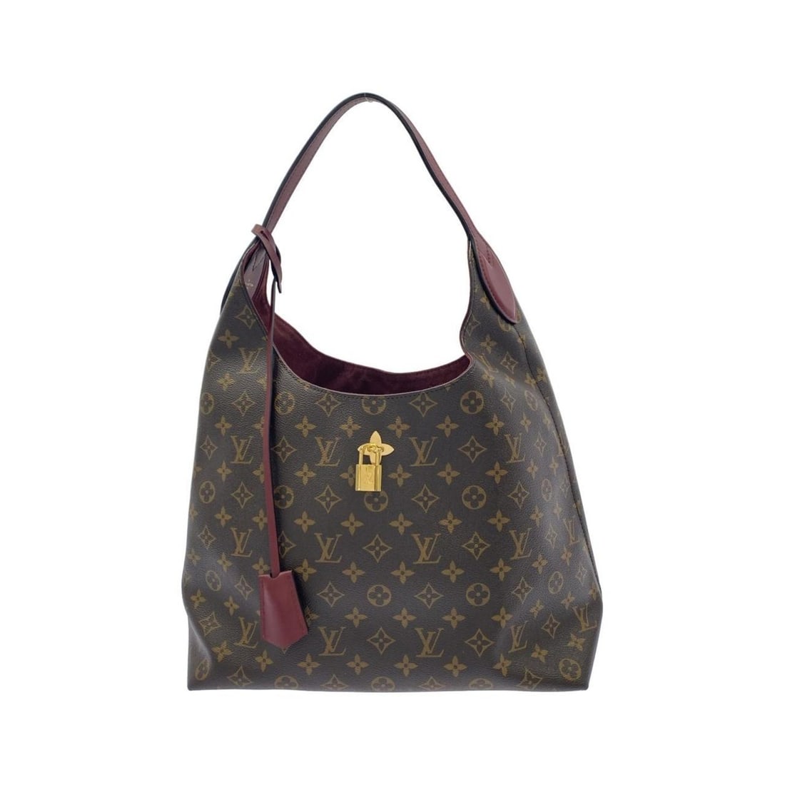 Louis Vuitton Monogram Flower Hobo M43547 Shoulder Bag: --- Catalog ---Category: SizeSize (HxWxD): 26cm x 33cm x 16cm / 10.23'' x 12.99'' x 6.29''Category: DesignType: Shoulder bagColor: Bordeaux, MarronGender: Men,WomenMaterial: Coated canvas Hardware Col