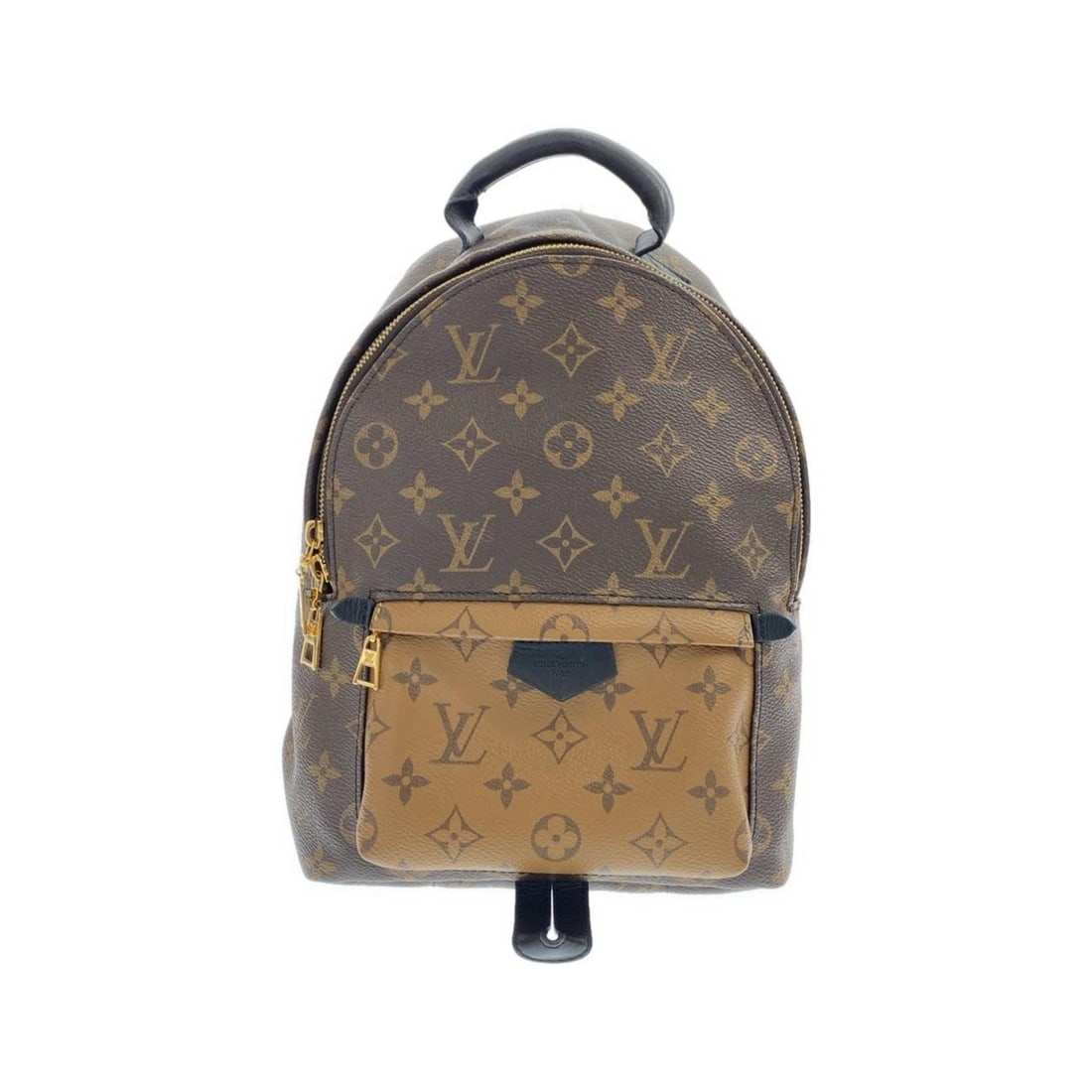 Louis Vuitton Monogram Reverse Palm Springs Backpack PM M44870 (Rucksack): --- Catalog ---Category: SizeSize (HxWxD): 30cm x 20.5cm x 9cm / 11.81'' x 8.07'' x 3.54''Category: DesignType: BackpackColor: MarronGender: Women,MenMaterial: Coated canvas Hardware Color: GoldCatego