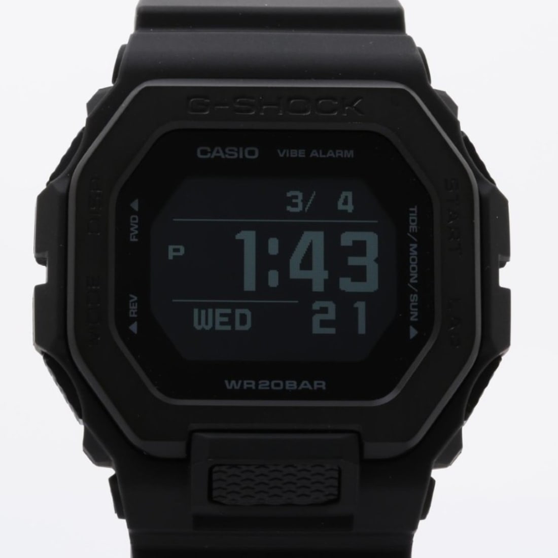 CASIO G-SHOCK GLIDE GBX100 Series GBX100NS1JF Black Resin/Stainless Steel Men's Digital Watch (1 of 12)