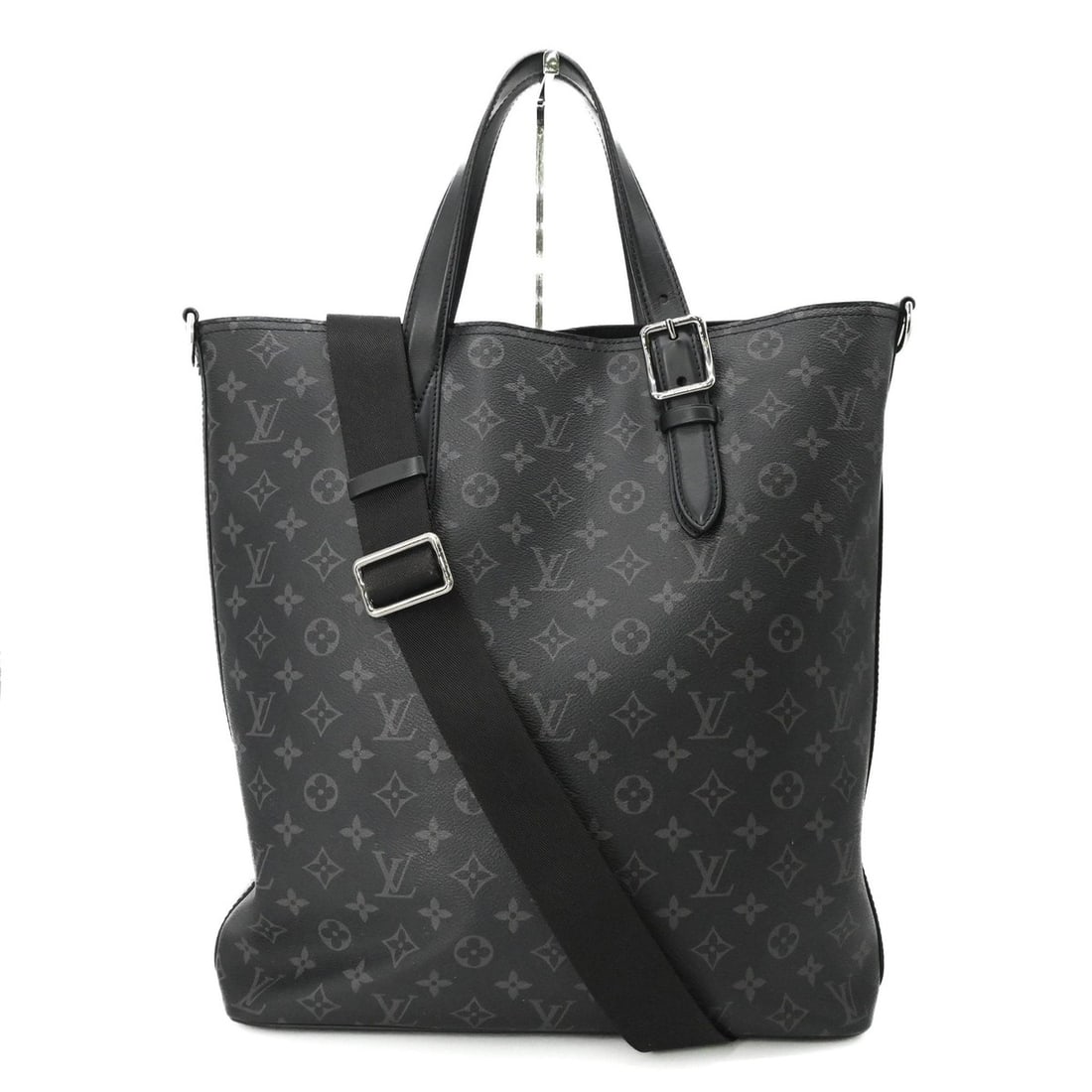 LOUIS VUITTON Apollo Tote Bag, Monogram Eclipse Shoulder Black M43421: --- Catalog ---Category: SizeSize (HxWxD): 19cm x 39cm x 10cm / 7.48'' x 15.35'' x 3.93''Category: DesignType: Tote bagColor: Black, Monogram EclipseGender: MenMaterial: Monogram Eclipse Category: