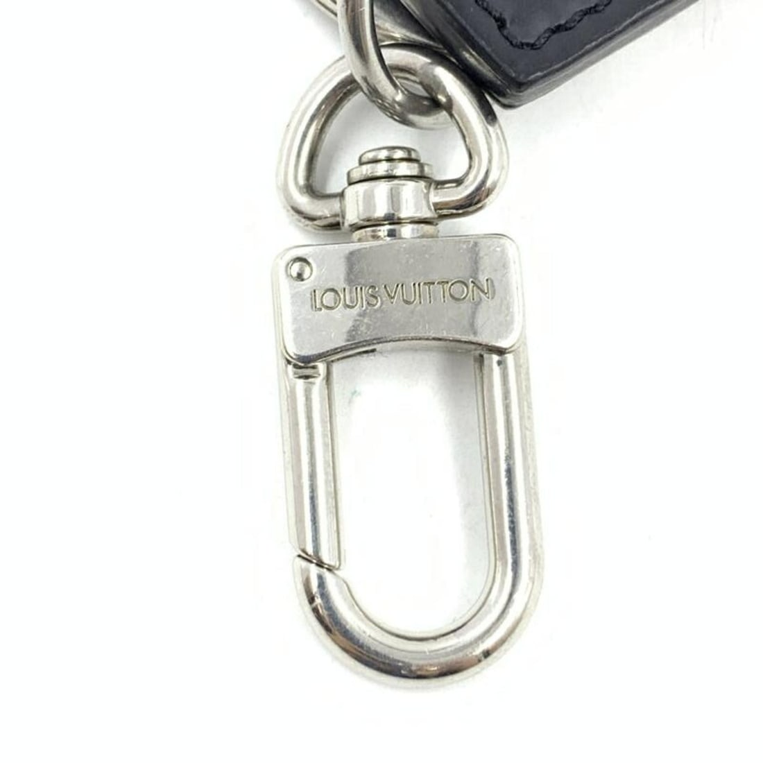 LOUIS VUITTON Monogram Eclipse Enchappé Keyring - 3