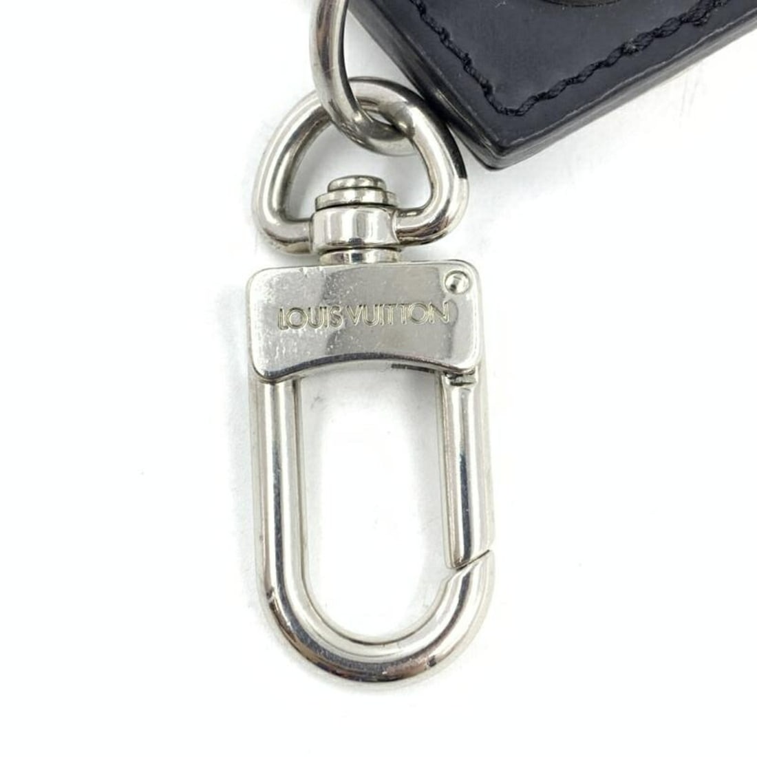 LOUIS VUITTON Monogram Eclipse Enchappé Keyring - 4