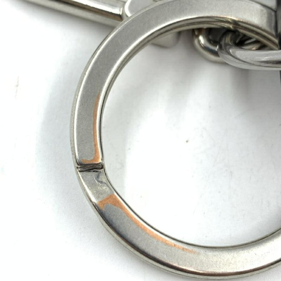 LOUIS VUITTON Monogram Eclipse Enchappé Keyring - 6