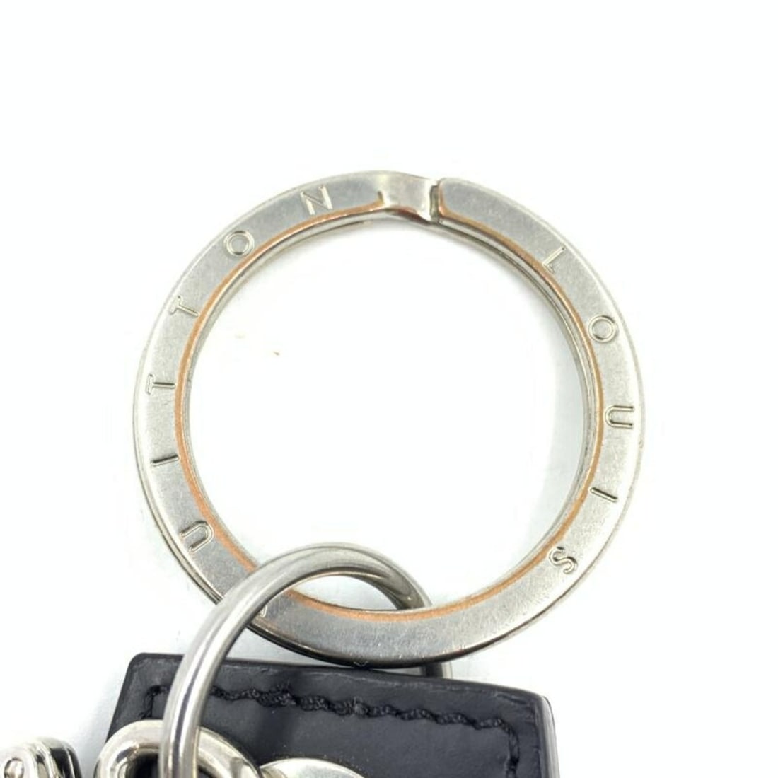 LOUIS VUITTON Monogram Eclipse Enchappé Keyring - 7