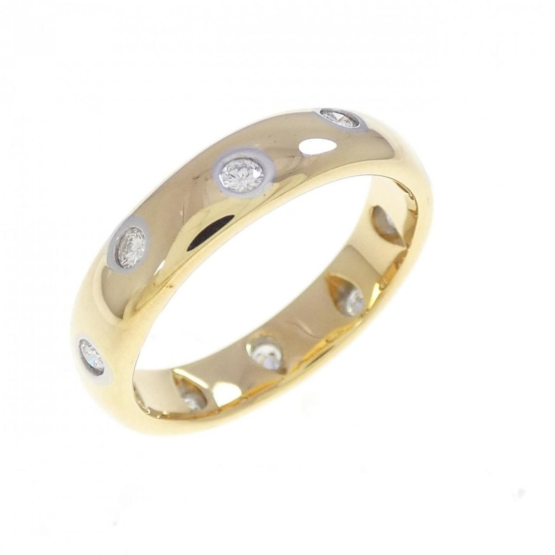 Tiffany Dots Ring: --- Catalog ---Category: SizeJP Size: 9US Size: 5Category: DesignType: Band ringGender: WomenMaterial: Platinum 950, Yellow goldCategory: GeneralBrand: Tiffany--- Item List ---Section: ConditionRankin