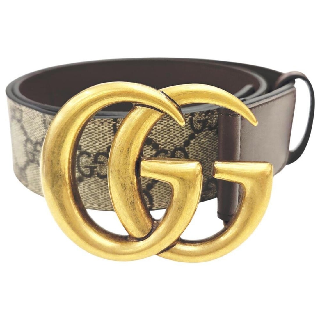 GUCCI GG Marmont Belt 400593 Supreme Size 80 Women's: --- Catalog ---Category: SizeLength: 90cm / 35.43''Category: DesignType: Standard beltColor: BrownGender: WomenMaterial (Strap): PVC Category: GeneralBrand: Gucci--- Item List ---Section: ConditionRan