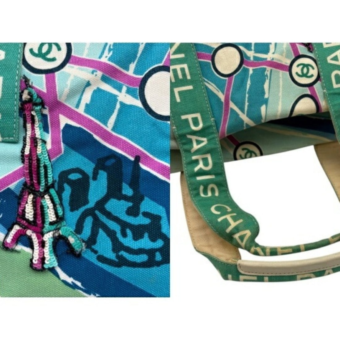 CHANEL Eiffel Tower Handbag W1 - 7