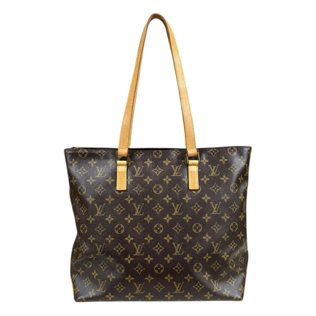 Louis Vuitton Cabas Mezzo Monogram Tote Bag, Canvas M51151, Brown, Women's, LOUIS VUITTON, Used: --- Catalog ---Category: SizeSize (HxWxD): 32cm x 39cm x 15cm / 12.59'' x 15.35'' x 5.9''Category: DesignType: Tote bagColor: BrownGender: WomenMaterial: Monogram Category: GeneralMPN: M51151Brand: Lo