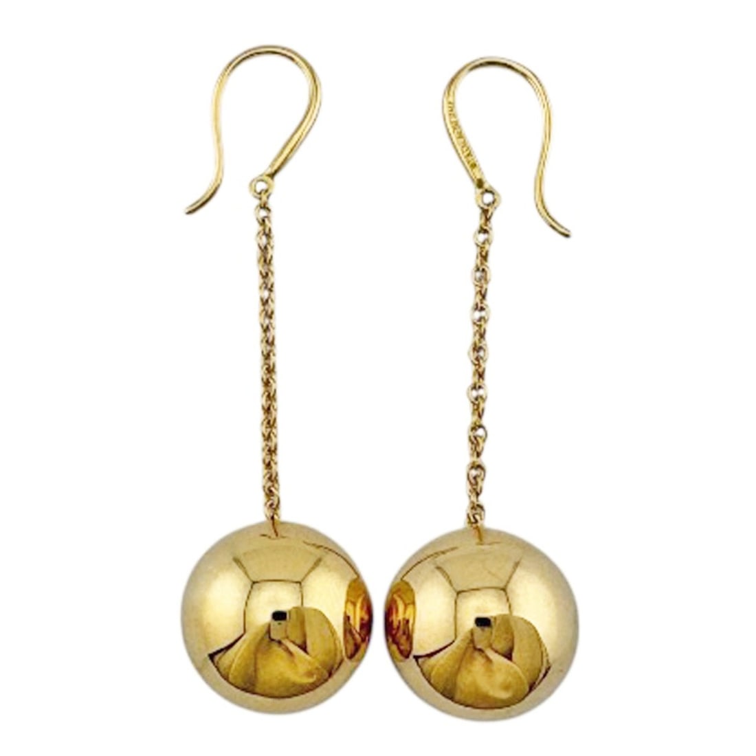 Tiffany HardWear Earrings, 18k Gold, Women's, TIFFANY&Co., Pre-owned.: --- Catalog ---Category: SizeSize (HxWxD): 52.50mm x 13.50mm / 2.07'' x 0.53''Category: DesignType: Stud earringsGender: WomenMaterial: Yellow gold (18K)Category: GeneralBrand: TiffanyCountry of Origi