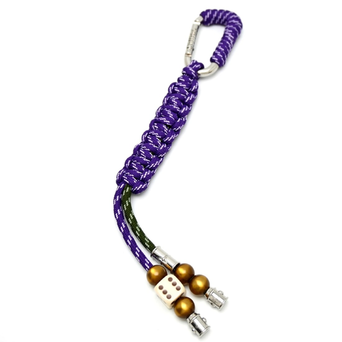 Louis Vuitton Charm LV Musketone Women's/Men's MO3696 Metal Rope Khaki Purple (1 of 9)